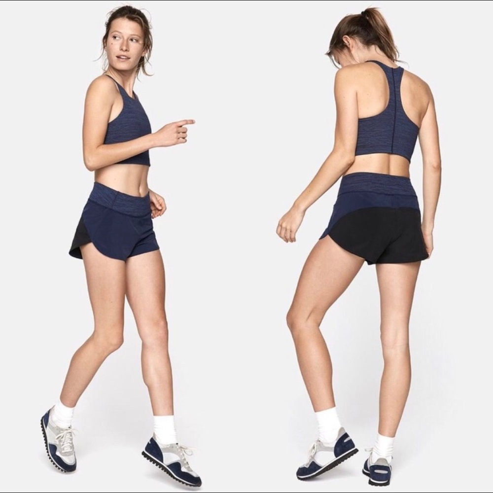 ANTHROPOLOGIE / OUTDOOR VOICES COLOR BLOCK SHORTS   No Longer Available